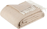 Kuscheldecke Cozy Cotton in Beige Pique 150x200cm