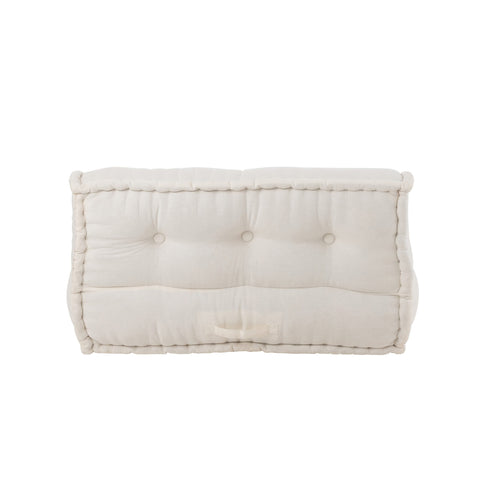 Sitzkissen Rücken Baumwolle Weiß