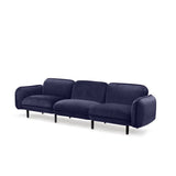 Bean Sofa blaues Velours