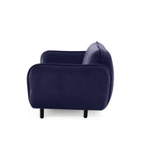 Bean Sofa blaues Velours