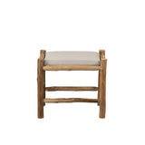 Hocker+Kissen Holz