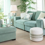 Sofa Lounge Puffsamt Mint