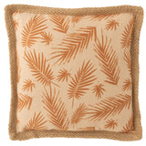 Kissen-tropical-polyester-beige-ocker