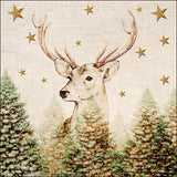 Servietten "Christmas Deer"