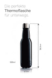 Thermoflasche Black Bottle 0,5 Liter