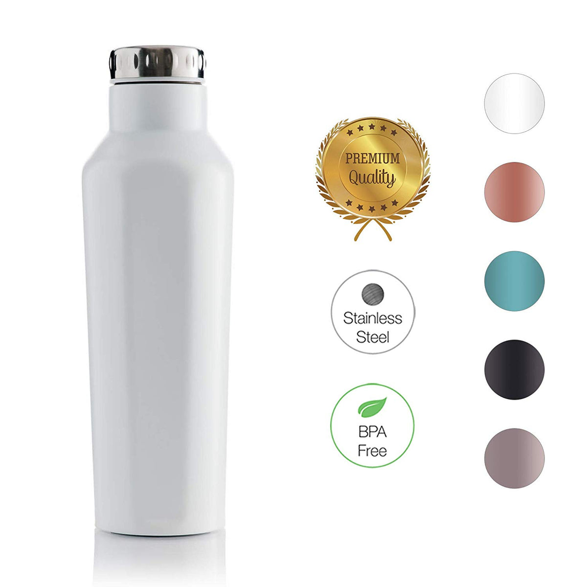 Thermoflasche Flask White