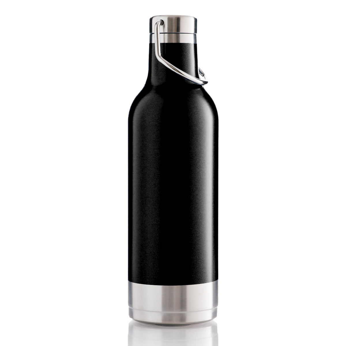 Thermoflasche Handle Black 0,5 Liter