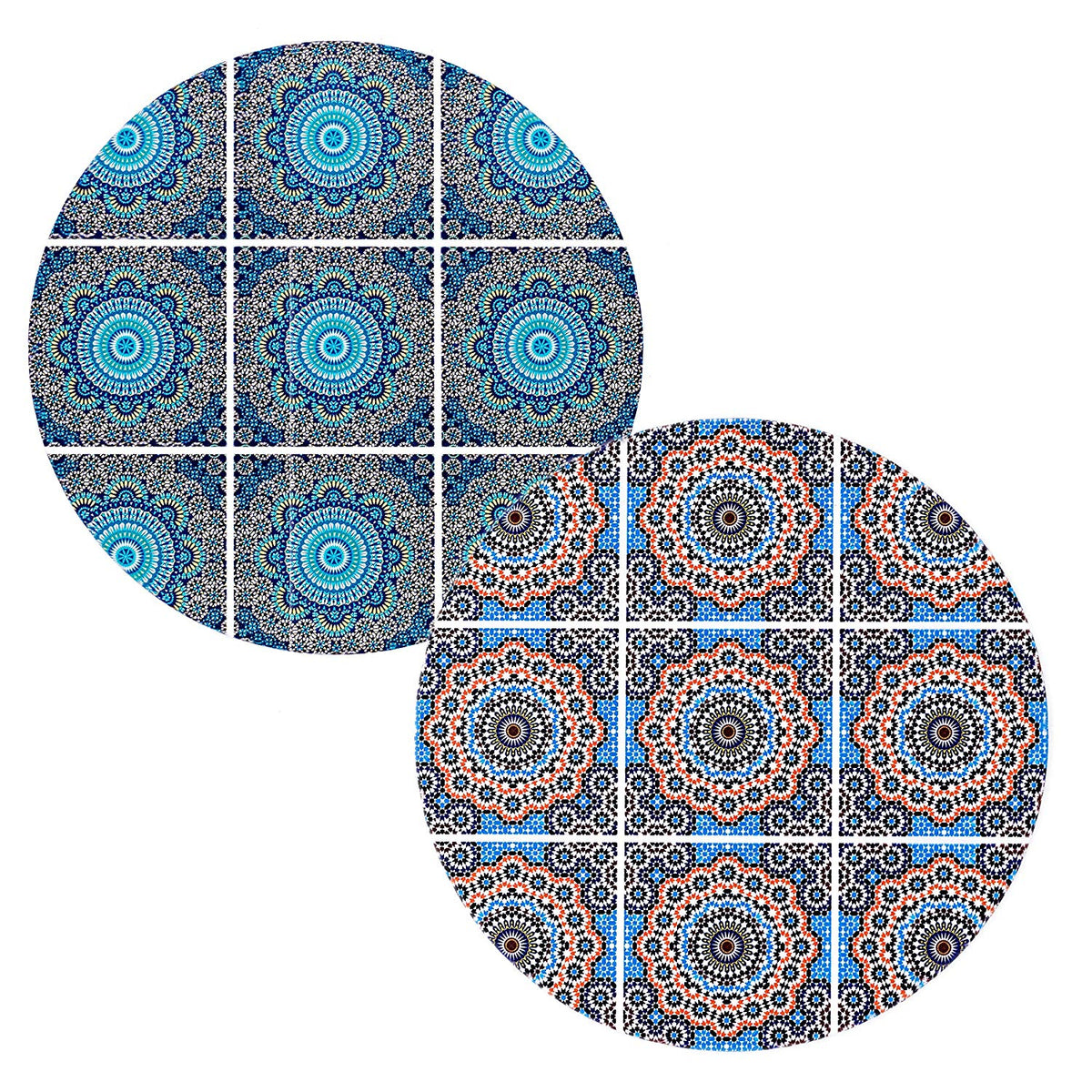 Keramik Topfuntersetzer 2er Set Moroccan Mosaic