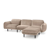 Bean Sofa beige Velours