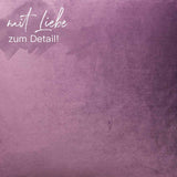 BOHORIA® Velvet Kissenbezug 2er Set "Plum Lila"